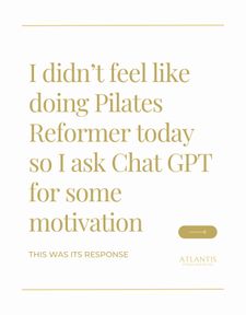 Instagram post by @atlantisfitnessandpilates