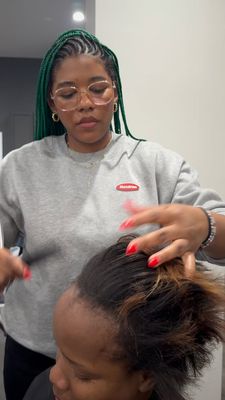 Instagram post by @barrigibsonhair