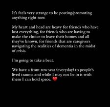 Instagram post by @careercaregivingcollide