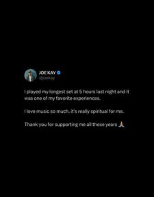 Instagram post by @joekay