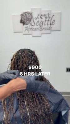 Instagram post by @seattleafricanbraids